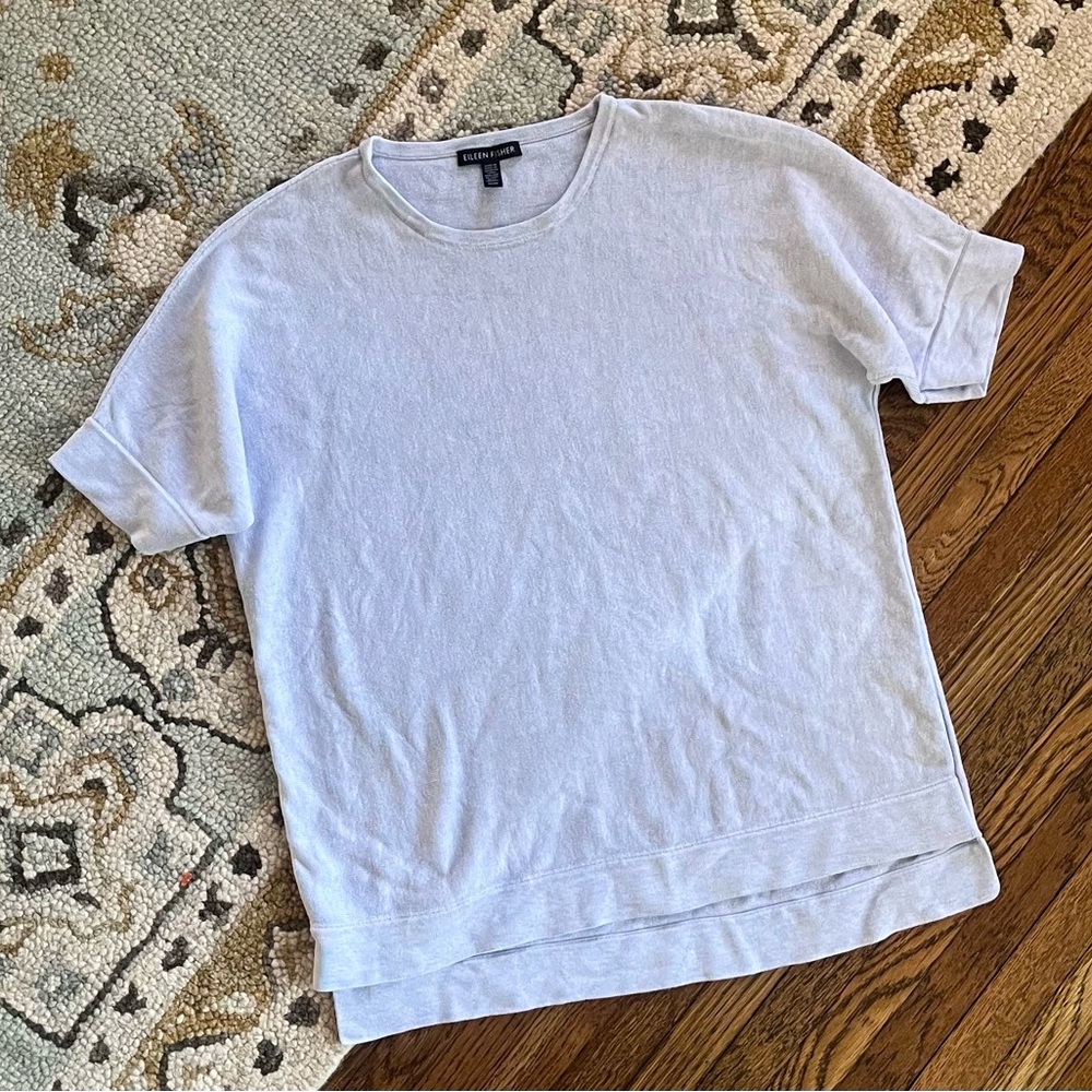 Silk knit Eileen Fisher top M